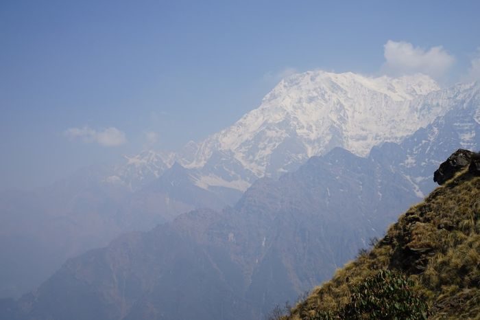 Панорама Аннапурны над предгорьями — Mardi Himal 2024