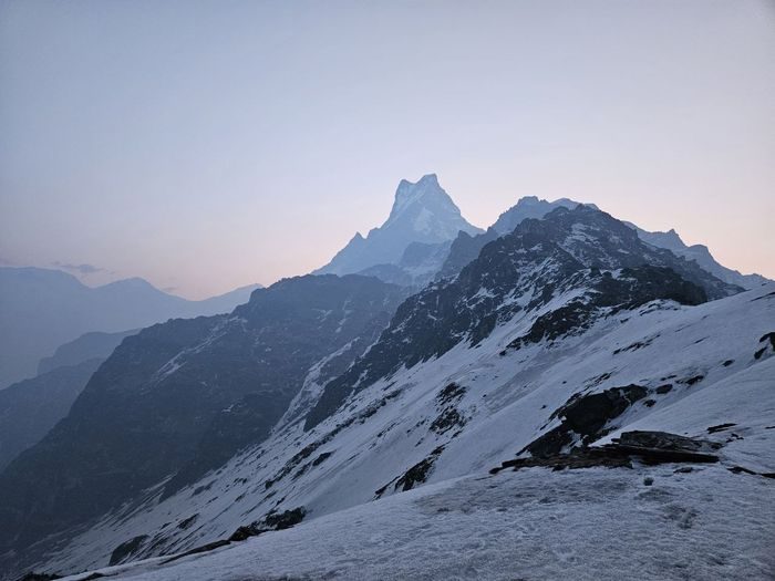 Мачапучаре крупным планом — Mardi Himal 2024
